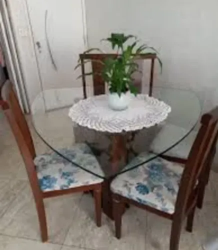 Mesa de vidro 1.40m