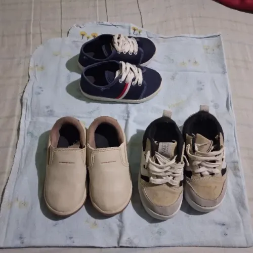 Kit 3 pares de tênis infantis menino 23_24