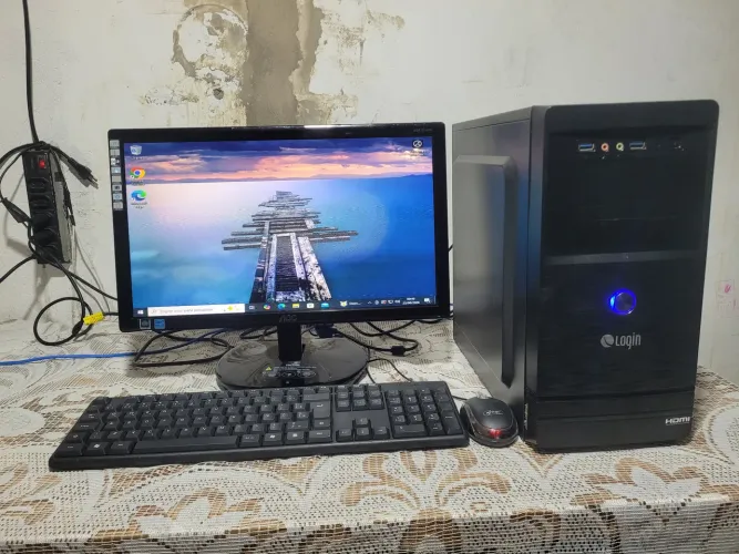 PC COMPLETO CORE I5 4GB ACEITO CARTÃO DO GARANTIA 600$