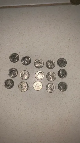 Moedas ONE DIME AMÉRICA 1987
