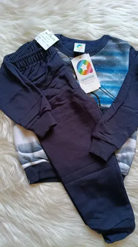 Conjunto moletom infantil inverno menino