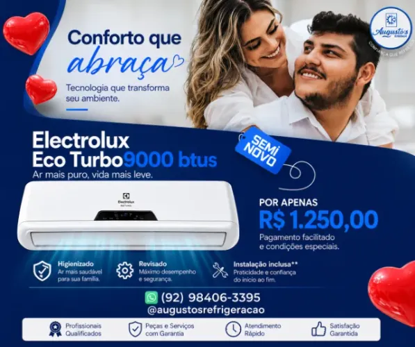 Vendo ar condicionado Electrolux eco turbo 9000 btus