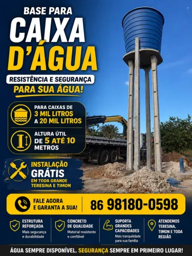 Base caixa d?água 