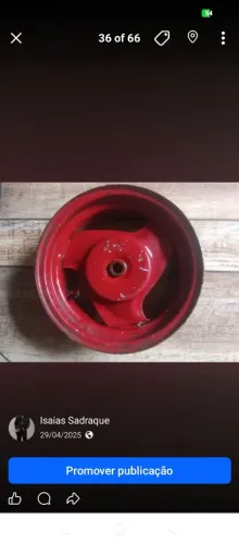 Roda traseira scooter