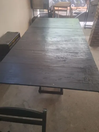 Mesa grande buffet recepcao