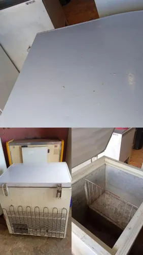 Freezer uma tampa