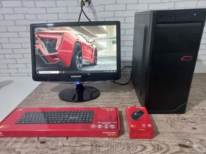PC Intel Core i5 Completo / 8 GB / SSD / Tela 19" / Garantia