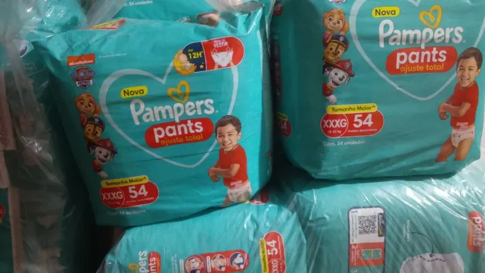 10 Pacotes de Fraldas descartável Pampers pants Patrulha canina 
