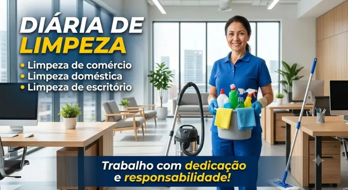 Diária de limpeza