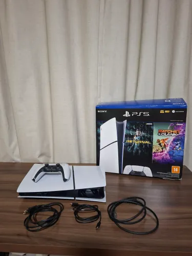 Playstation 5 Edição Digital, 1 Tera, com 1 controle