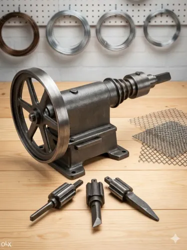 Máquina Manual para Fabricar Telas de Arame - Robusta / Industrial