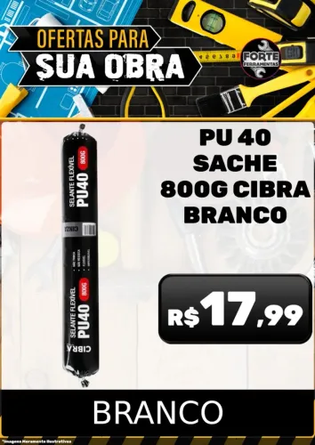PU 40 SACHE 800G CIBRA BRANCO