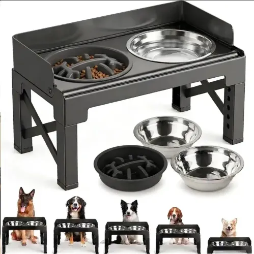 Comedouro Bebedouro elevado para Pet tigela inox