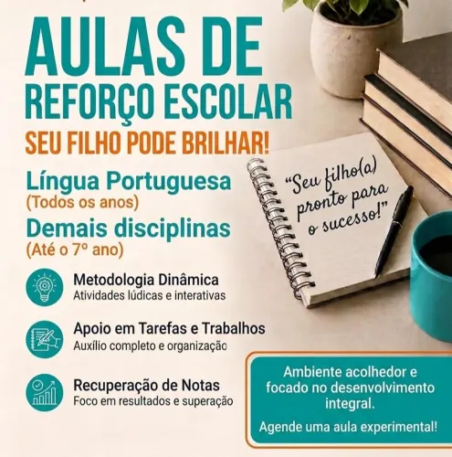 Aulas de Reforço Escolar