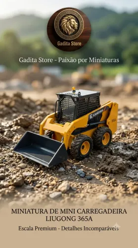 MINIATURA DE MINI CARREGADEIRA LIUGONG 365A
