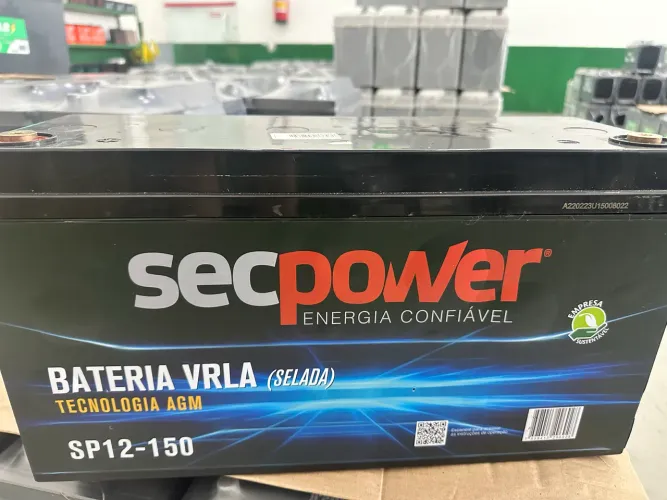 Bateria de gel usada 150 ah para som e iluminação