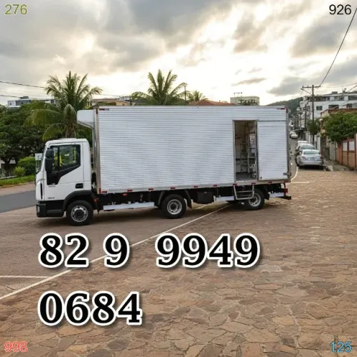 Frete com caminhão baú para mudanças