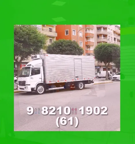 Frete! Transporte seguro e rápido em Samambaia, Águas Claras e Ceilândia. Ligue já! 61 9 8