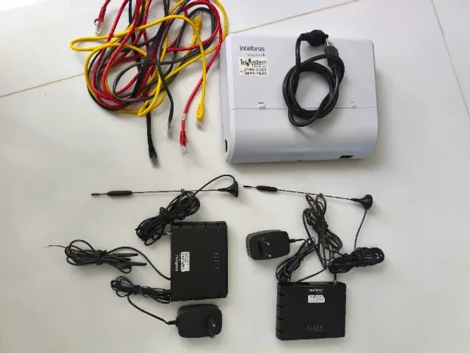 Lote Telecom Intelbras Modulare+ (NS: GYFF3600245DR) + 2 Interfaces Celular ITC 4100