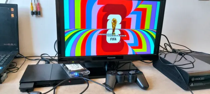 PS2 slim 40 jogos mais emulador super Nintendo copa do mundo 2026