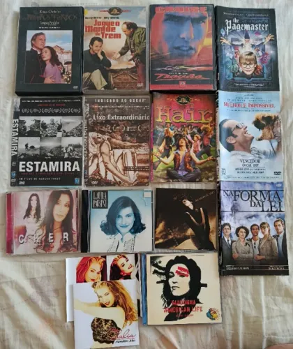 Combo cds e dvds