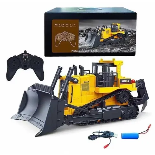 Trator Huina Truck Esteira 1554 Rc Bulldozer 9ch.