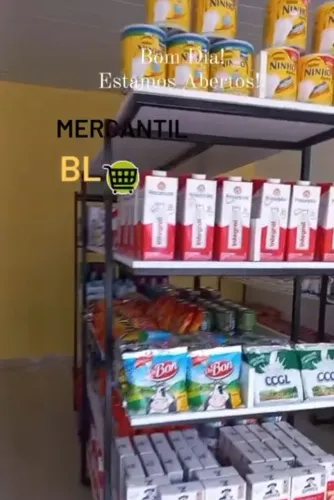 Mercadinho completo pronto para começar.