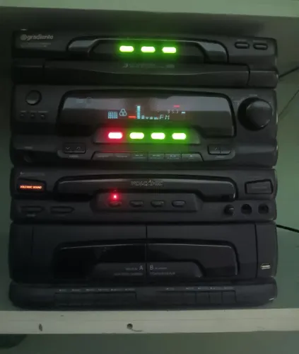 Som gradiente potência receiver