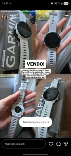 VENDO relógio Garmin Forerunner 55. 4 meses de uso.