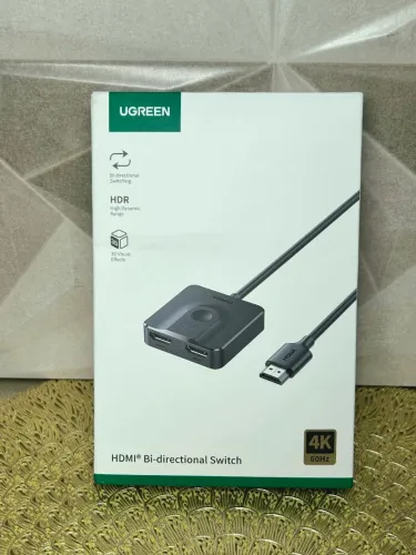 Switch HDMI UGREEN 4K 60Hz 2 em 1 - Praticidade e Alta Performance