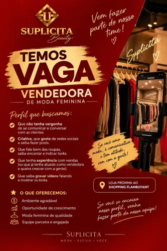 vaga para salão de beleza 