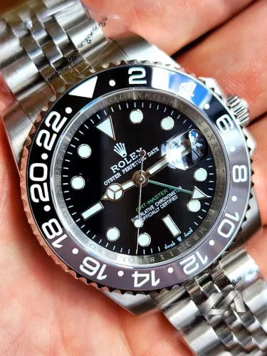 Relógio Rolex GMT Master II Jubileu Bruce Wayne 40mm Automático