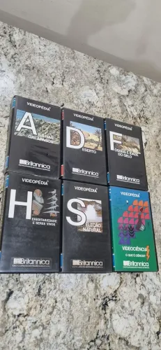 6 Fitas VHS Videopédia Ciência Britannica