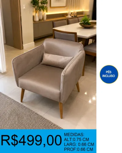 Poltrona lançamento temos a pronta entrega