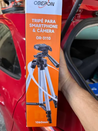 Tripé regulável até 1,10m