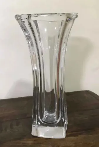 Vaso Cristal Francês Assinado Royales De Champagne Imponente