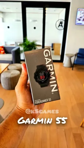 Garmin Forerunner 55 - Grafite Lacrado - ESCRITÓRIO ABC SP