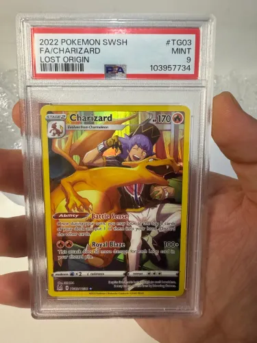 carta graduada pokémon charizard alternative art psa 9 (english) original