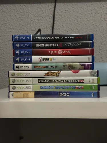 Vendo jogos de Xbox 360 PS4 e PS5