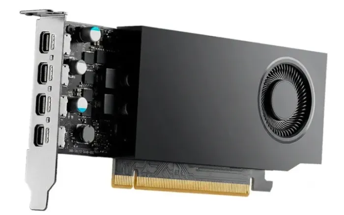 Placa De Vídeo Quadro Pny Nvidia A1000 8GB Gddr6 128 Bits
