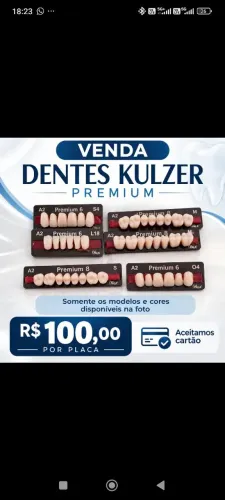 Vendo placas de dentes kulzer Premium