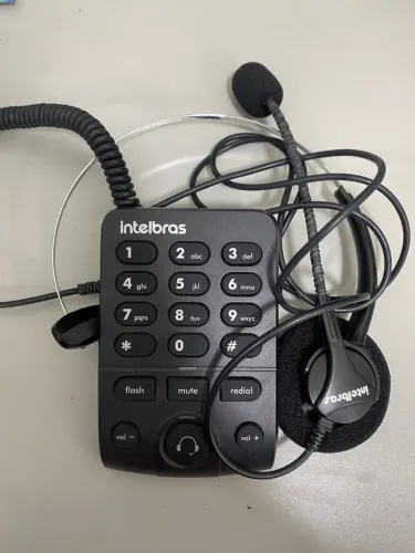 Telefone Headset INTELBRAS HSB50 ( Acompanha fone)