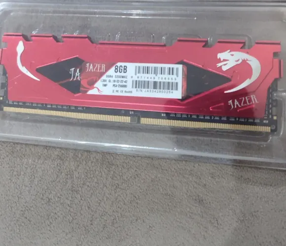 Memória Ram Ddr4 8Gb 3200Mhz - Jazer - Funcionando Perfeitamente