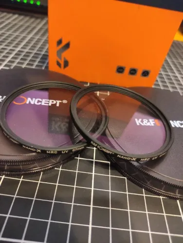 Kit 2 Filtros Protetor Uv K&f Concept Série Nano-x 67mm
