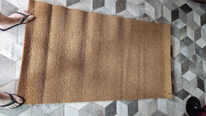 Tapete Capacho 156x88cm RETIRADA <br>Largura 88cm