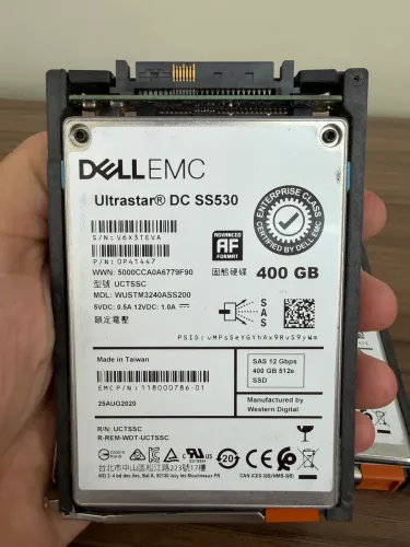 SSD SAS Enterprise Dell EMC / Kioxia / WD - Diversas Capacidades