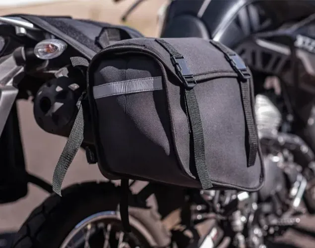 Alforge Lateral Universal - Moto Custom (preta)