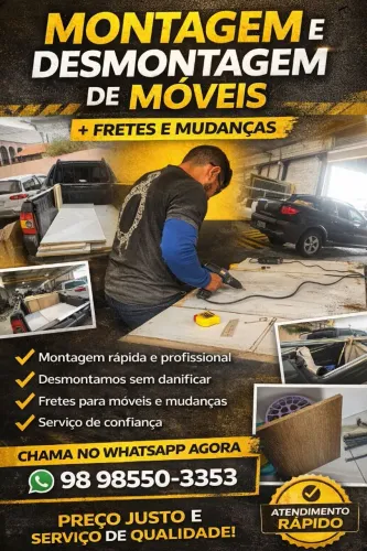 Montagem e desmontar de móveis 