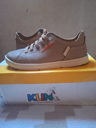Tênis Klin Marrom Tamanho 29