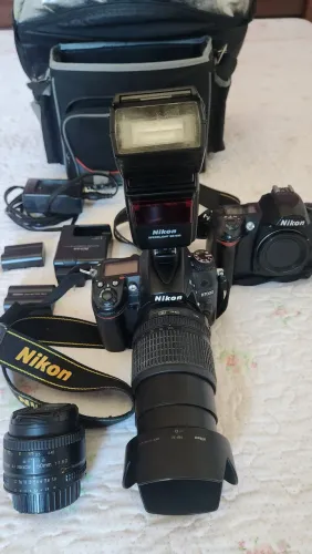 Venda ou troca- Kit camera fotografica profissional
